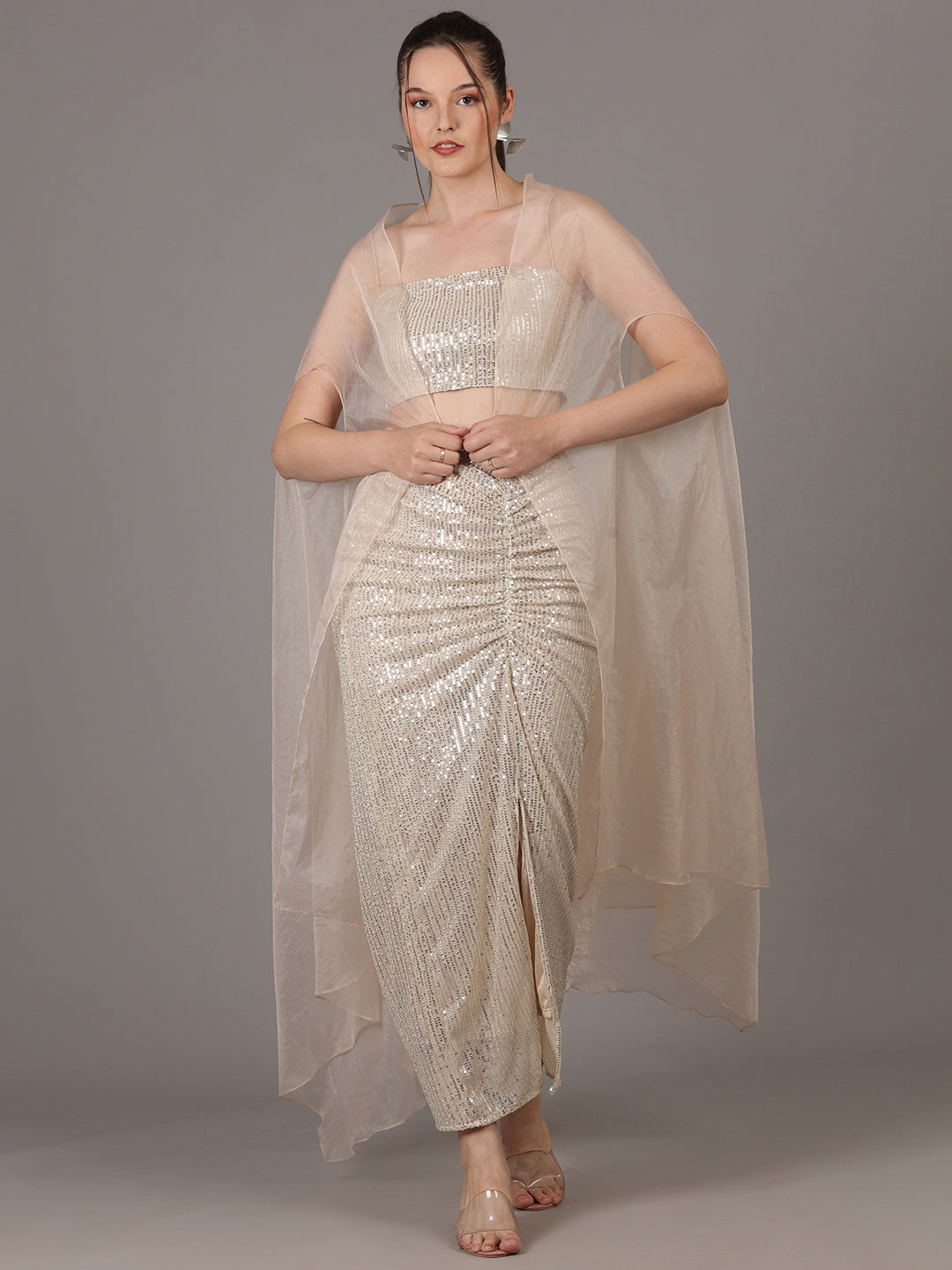 SEQUIN SHEER 3 PC SET