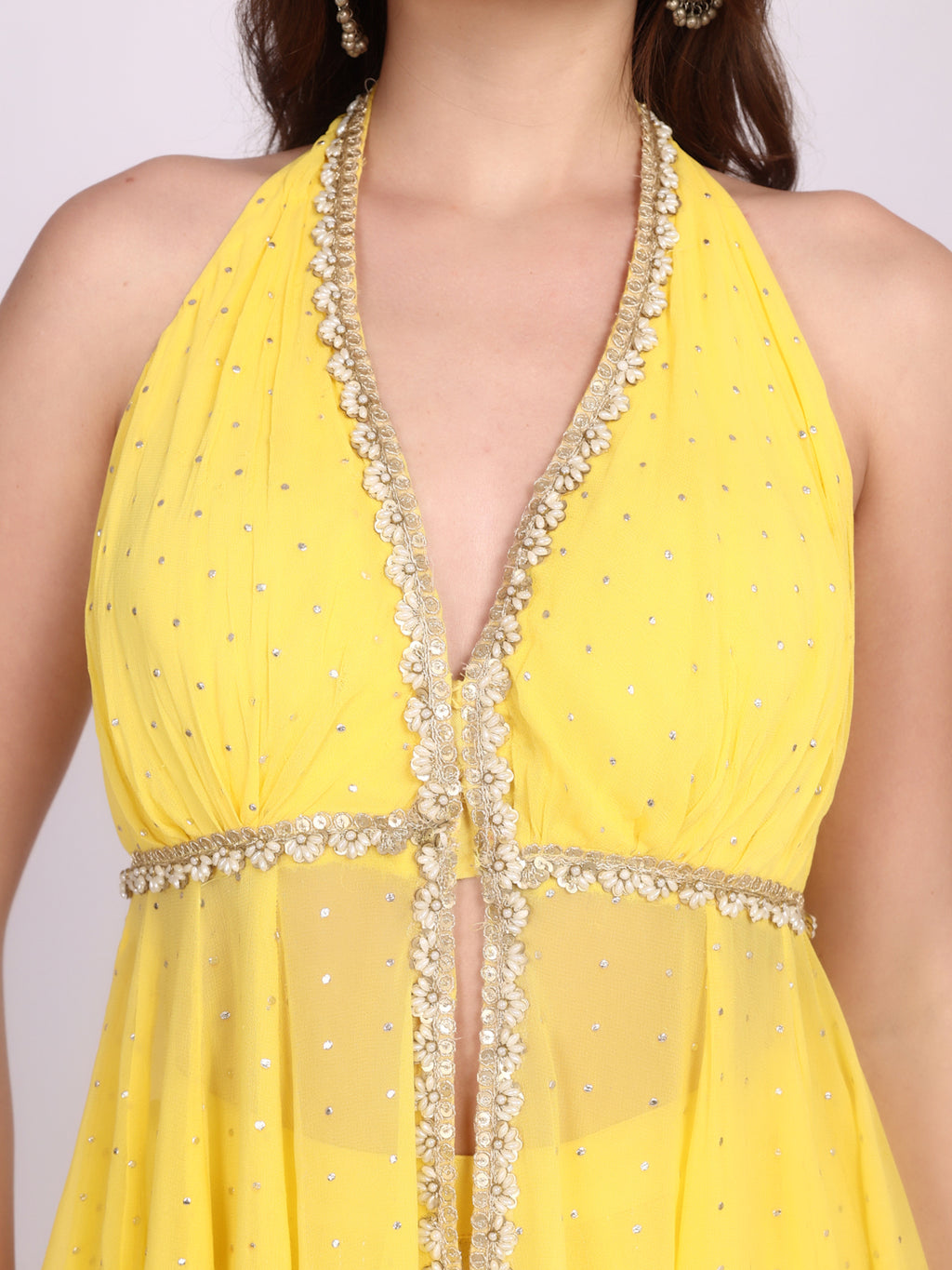 Sunshine peplum sharara