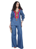 NAMAH BY PARUL MONGIA Denim Banjara Co-Ord
